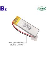 Factory Custom 3.7V 180mAh Battery