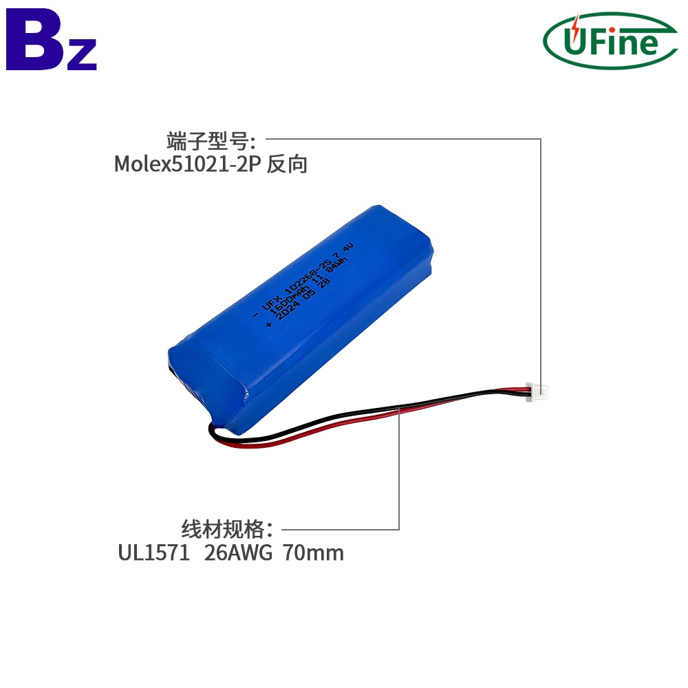 102268-2S 7.4V 1600mAh Battery