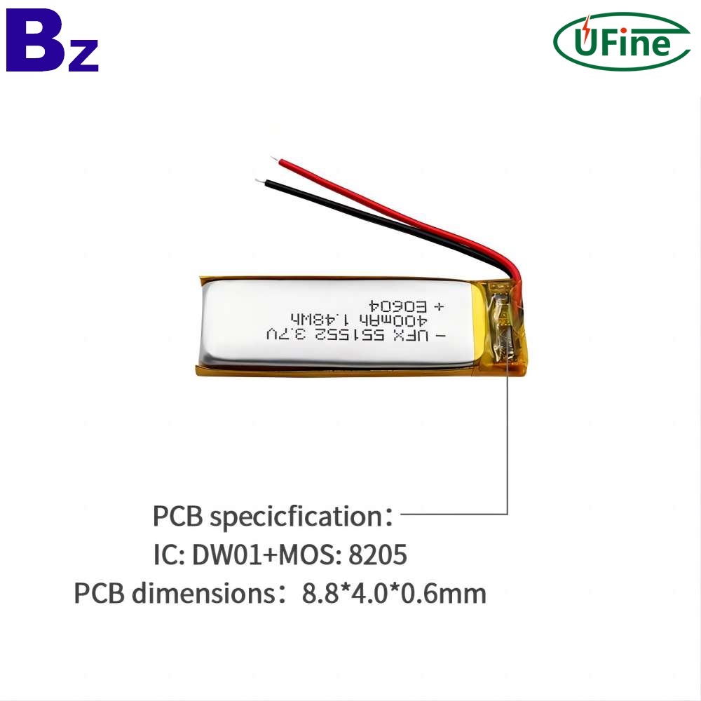 Professional Customized 3.7V Lipo Battery