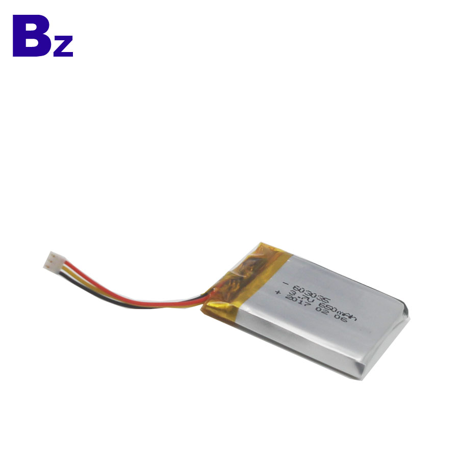 650mAh 3.7V Li-Polymer Battery